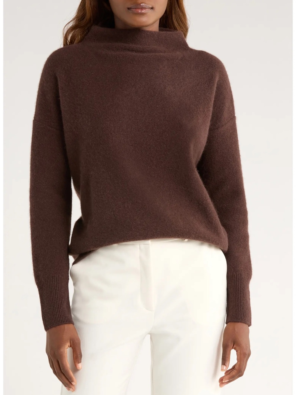 Vince • Boiled Cashmere Funnel Neck Pullover